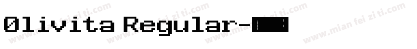 0livita Regular字体转换